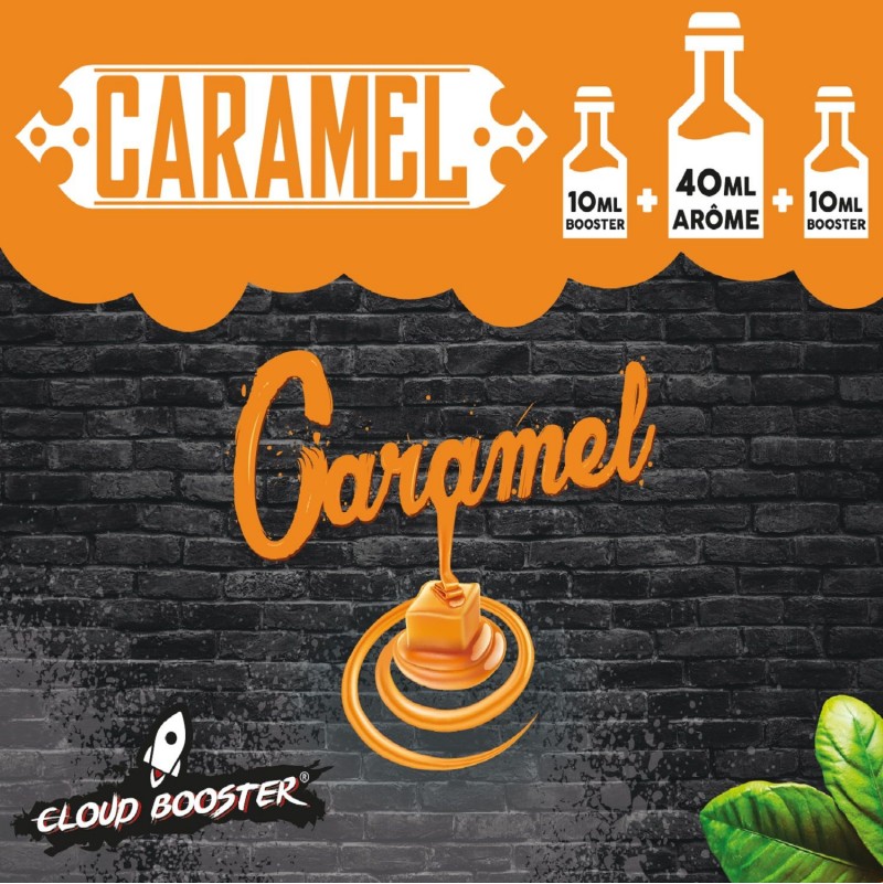 CARAMEL 40 ML+2*10ML BOOSTERS