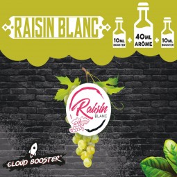 RAISIN BLANC 40 ML +2*10ML BOOSTERS