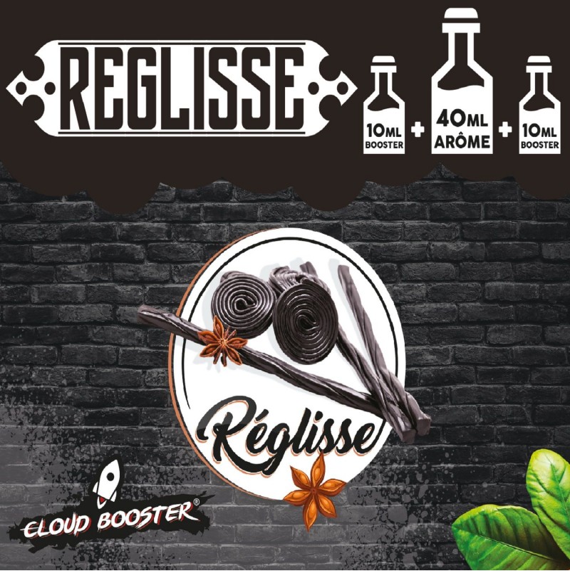 RÉGLISSE 40 ML +2*10 ML BOOSTERS