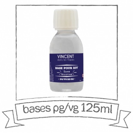 BASE PG-VG 125 ML Sans nicotine