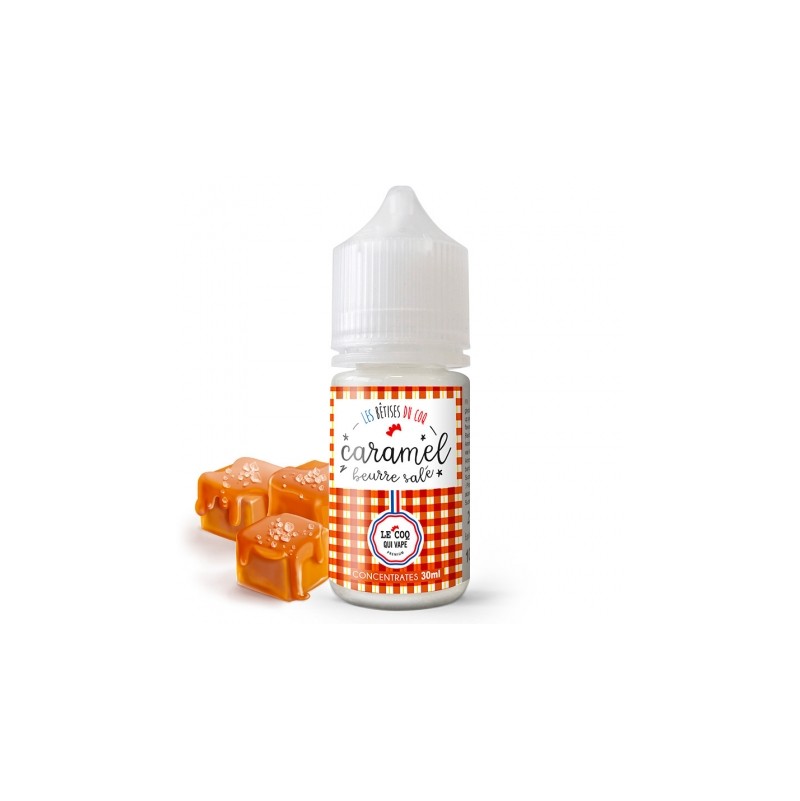 Concentré Caramel beurre salé Le coq qui vape 30 ML