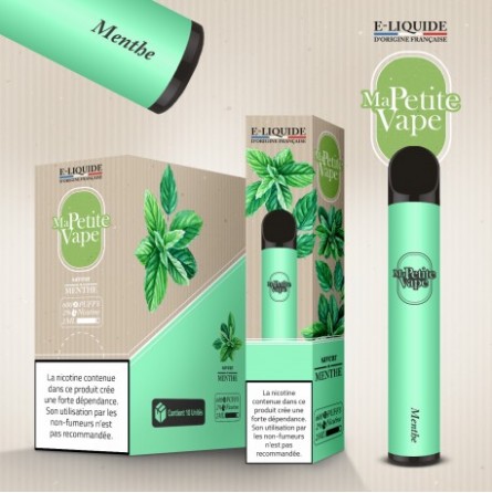 VAPE PEN JETABLE MA PETITE VAPE MENTHE