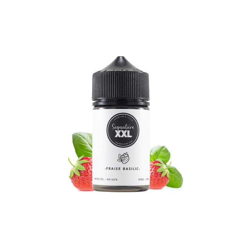 Fraise Basilic 50ml Végétal SIGNATURE